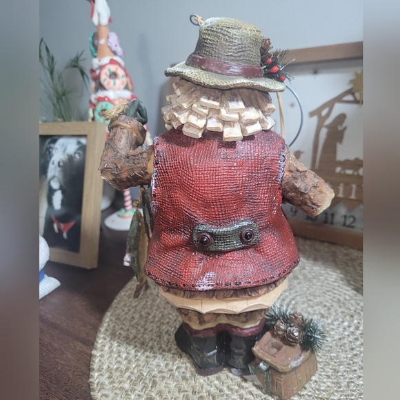 Rare Vintage Santa Claus Fisherman Figure, Roman, Inc....